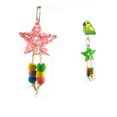 thumbnail image 2 of Cheers Colorful Bead Bird Five-Point Star Shape Cage Swing Chewing Climbing Parrot Toy, 2 of 6