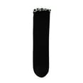thumbnail image 2 of Viluyesy Girls Lace Trim Mid Calf Socks with Bow Soft Cotton Breathable Socks A Black Size Free Size, 2 of 3