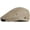 Khaki, variant on Newsboy Hats for Men Leather Ivy Flat Cap Gatsby Driving Cabbie Beret
