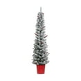 thumbnail image 5 of Haute Decor 5' Pre Lit Berry Potted Slim Christmas Tree w/ 70 Clear Lights, 5 of 5