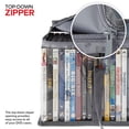 thumbnail image 4 of Juego de 6 bolsas de almacenamiento para DVD Stock Your Home de PVC gris, 4 of 7