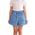 thumbnail image 6 of Girls Denim Shorts Comfortable Casual Short Pants For Everyday Wear Jean Bottoms For Girls Everyday Adventures, 6 of 6