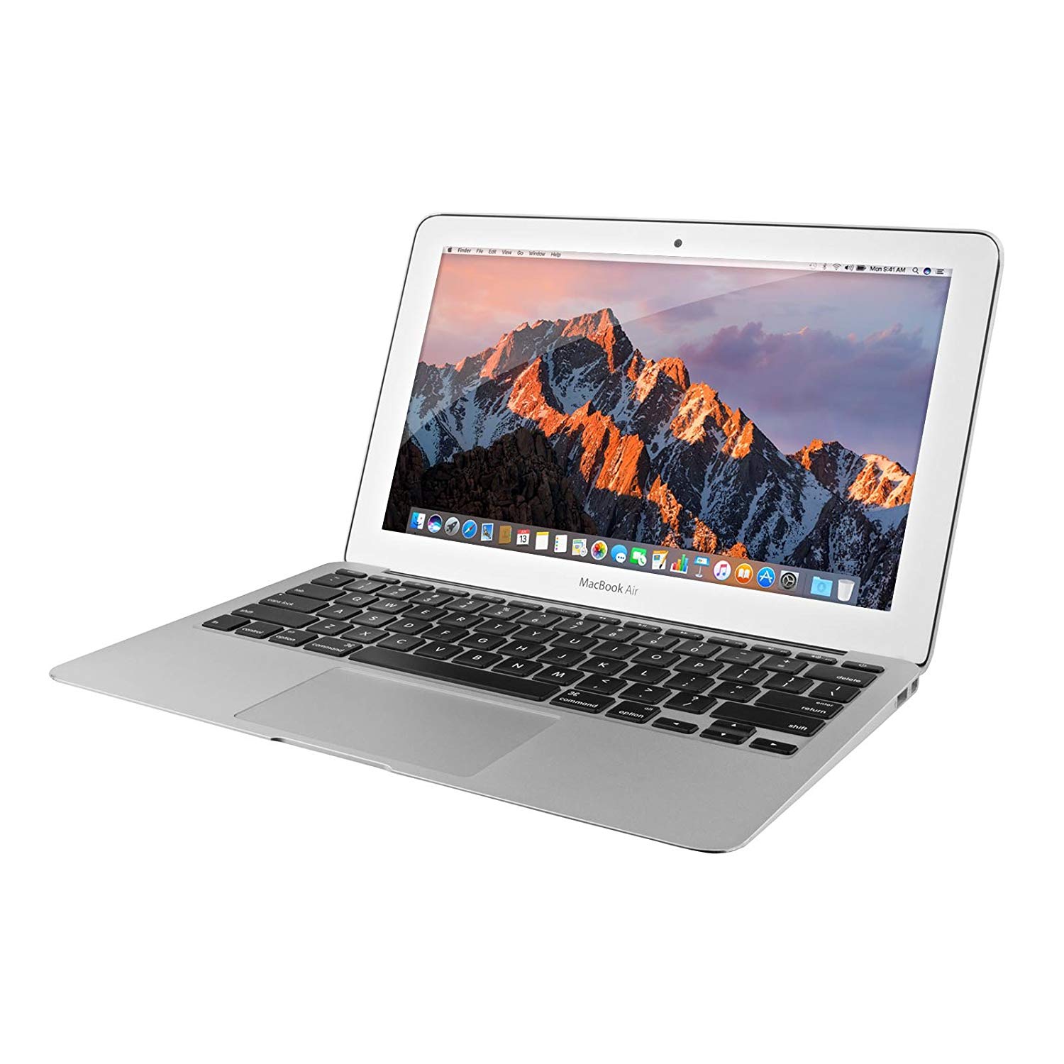 Restored Apple MacBook Air, 11.6" Laptop, Intel Core i5, 4GB RAM, 128GB SSD, No, Mac OS, Silver, MJVM2LL/A (Refurbished) - image 2 of 6