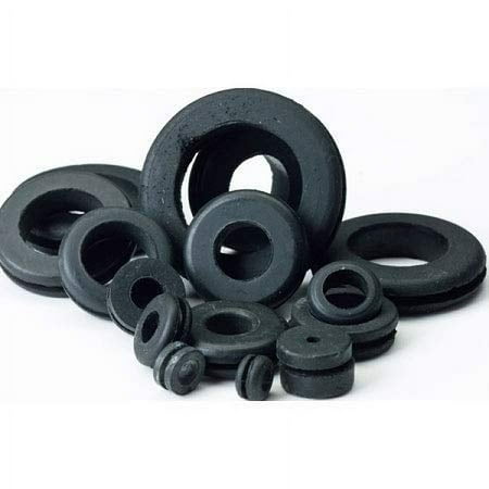 

Rubber Grommet Seal Gasket O-Ring Bushing - 2 1/8 x 1/16 x 2 1/2 x 2 7/8 x 7/16 - Pack of 50 Grommets