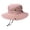 Pink, variant on Ticikt Ladies' Outdoor Sun Hat, Breathable Wide Brim Bucket Hat with Chin Strap for Camping,Army Green