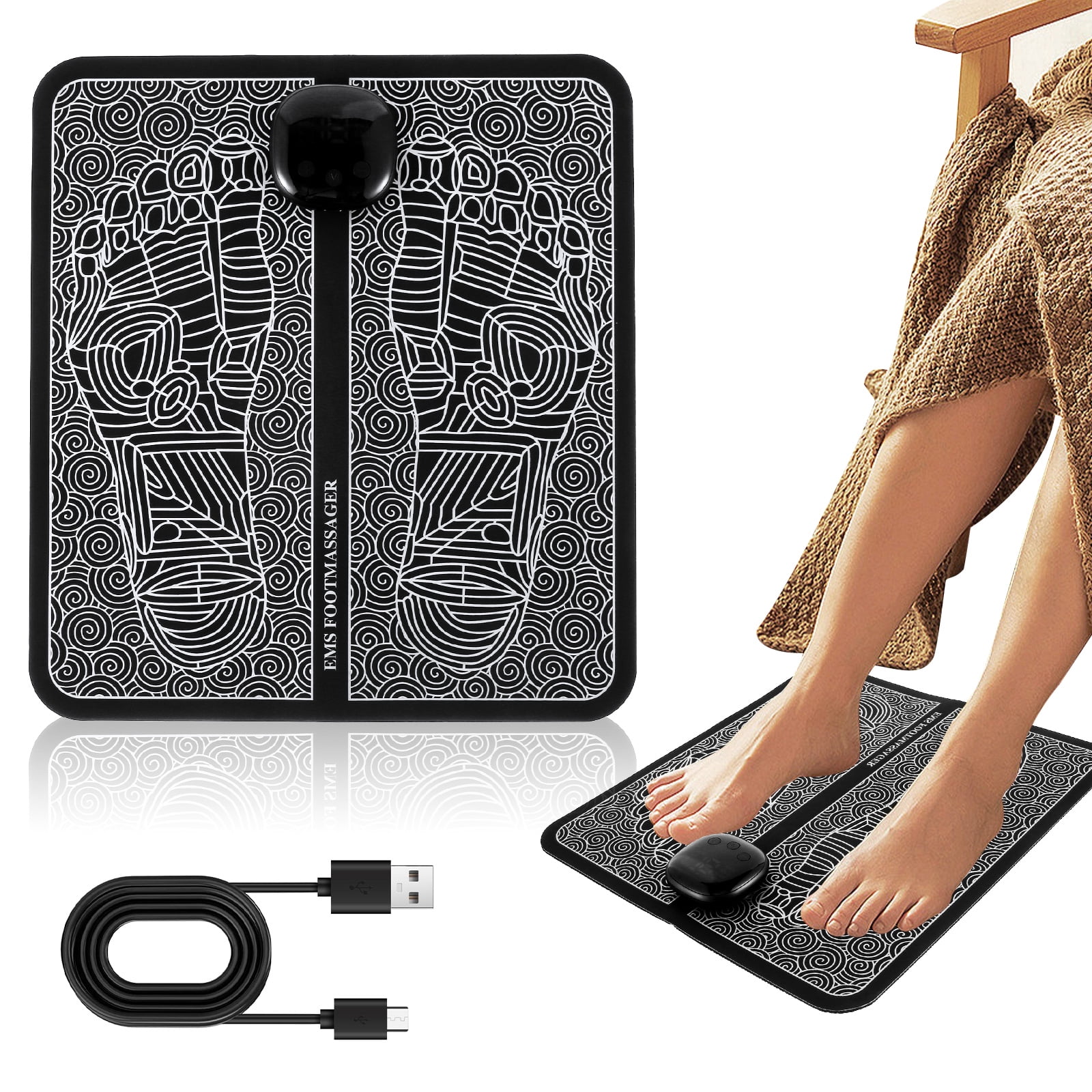 Electric Foot Stimulation Massage Pad – Careteva