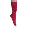 thumbnail image 6 of Slouchy Socks for Women Pack 3 Pairs Cotton Shoe Size 5 to 10 - Fuchsia, 6 of 14