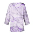 thumbnail image 5 of Effortlessly Trendy - Open Front Style! HIMIWAY Kimonos for Women Casual Women's Casual Fashion Retro Printed Lightweight Medium Length Jacket Cardigan Purple 3XL, 5 of 5