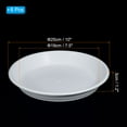 thumbnail image 2 of Unique Bargains Plant Saucers 10 Inch, 6 Pack Round Plastic Flower Pot Plant Tray, White, 2 of 5