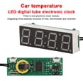 thumbnail image 3 of Sidaley Universal Mini coche temperatura voltaje medidor reemplazo reloj voltímetro calibre automotriz automóvil actualización repuestos Paneles de instrumentos para automóviles Sidaley VI018046-00B, 3 of 6