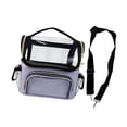 thumbnail image 1 of Bolsa de Maquillaje, Soporte Transparente para Brochas de Maquillaje, Impermeable, Portátil, Profesional, Bolsa de Cosméticos de Viaje, Organizador de violeta, 1 of 8