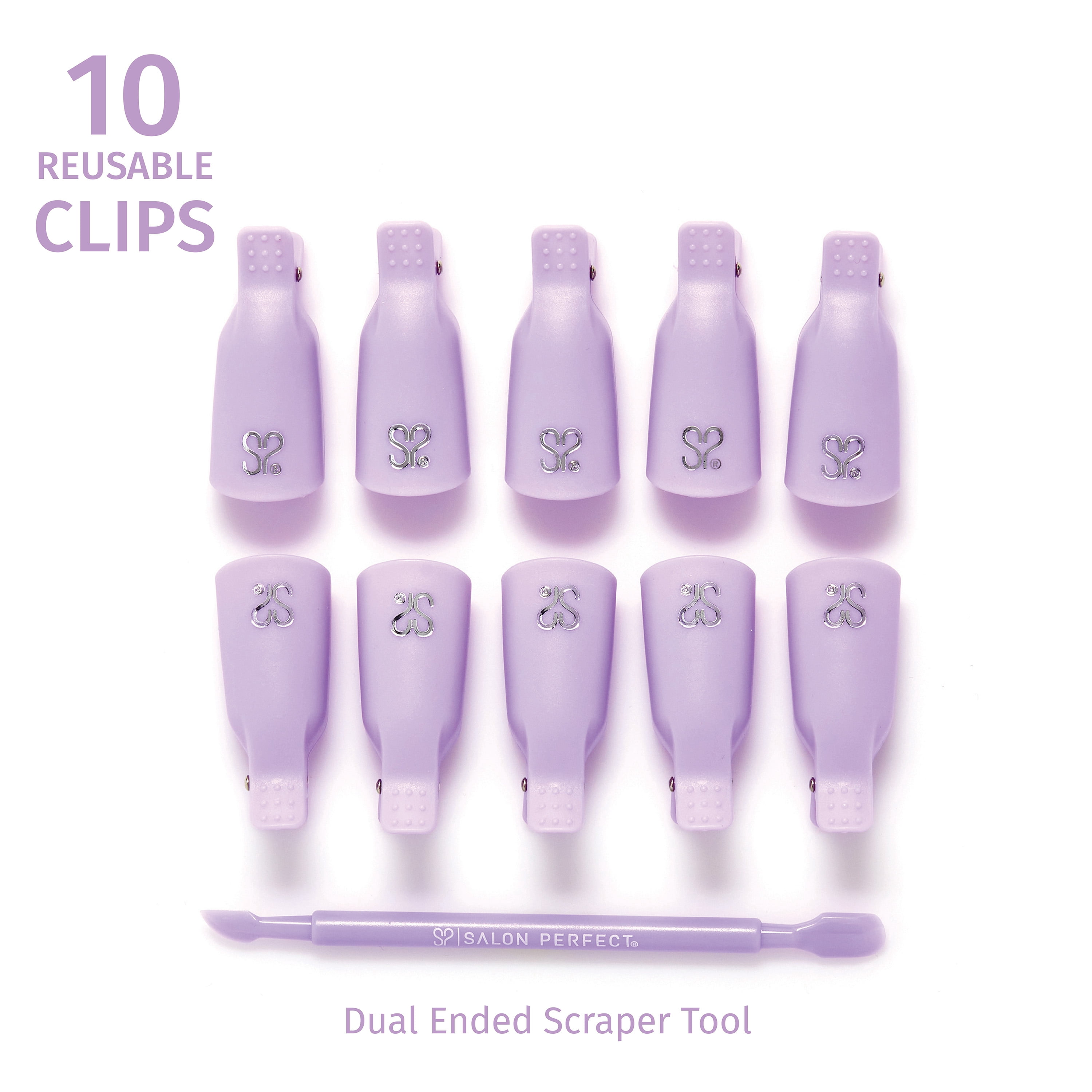 Salon Perfect Gel Nail Polish Remover Soak Off Clips with Do