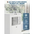 thumbnail image 3 of Garvee 8000 BTU Portable Air Conditioners with Remote Control, Indoor Standing AC Unit for Cool up to 350 Sq.ft, White, 3 of 6