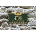 thumbnail image 2 of 5157GG Claddagh Address Plaque in Green Gold, 2 of 2