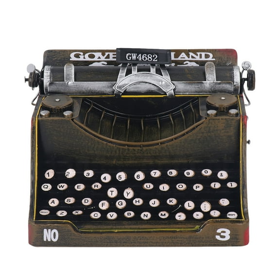 Retro Vintage Typewriter, Classic Manual Typewriter Model High Hardness For Living Rooms