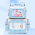 thumbnail image 5 of jiaxiM School Backpacks Large Storage Spacious Shoulder Lightweight School Bag for Ages 5th 6th 8th 10th, Primary, Middle Elementary, Campus, Outdoor, Field Trip, 5 of 5