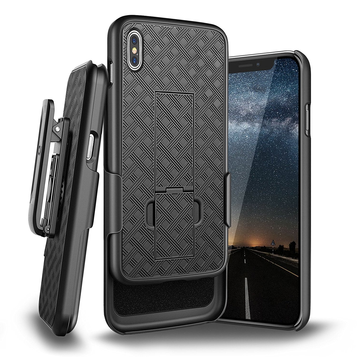 iPhone X Case, iPhone X Belt Clip Case, Cellularvilla [SlimShield