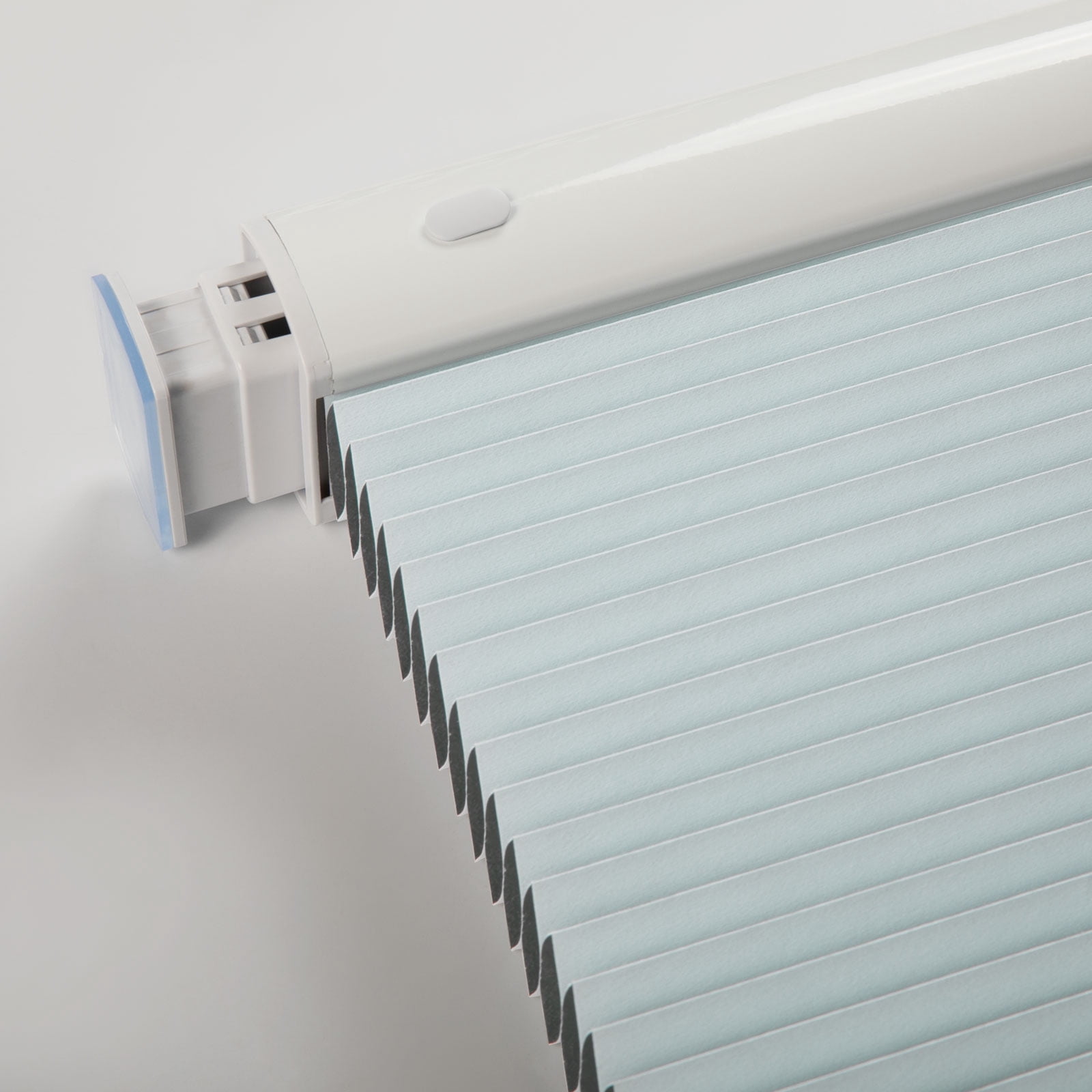 TWOPAGES Aura Blackout No Drill Cellular Shade - Cordless Honeycomb Blinds for Windows, Light Blue, 24"x72" (1 Panel)