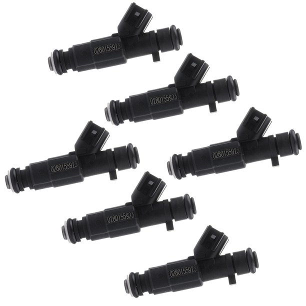 Fuel Injectors SCITOO 4 Hole New OEM Black Fuel Injector Kits for Jeep