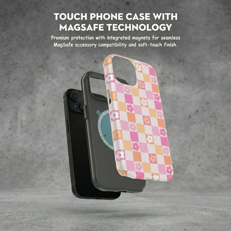 Custom Monogram Striped Phone Case Fits iPhone Samsung Galaxy Protective  Hard Shell Personalized Initials - Walmart.com