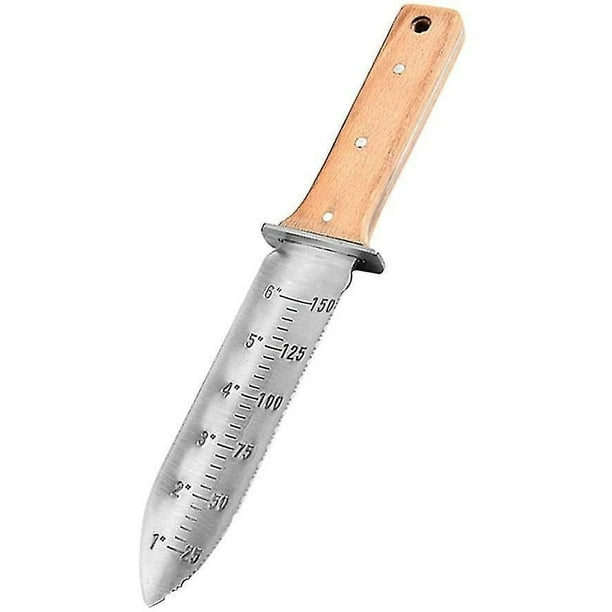 Cuchillo de jardín Hori de acero inoxidable para jardinería amarillo (hy)