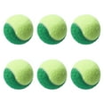 thumbnail image 1 of Bolas de entrenamiento de tenis de 6 PCS 2.52 "Bolas de práctica profesional de diámetro para principiantes para practicar la transición deportiva de Verde, 1 of 8