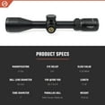 thumbnail image 6 of Athlon Optics Argos HMR Rifle Scope 2-12x 42mm Illuminated BDC 600A Reticle Matte Black, 6 of 8
