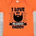 thumbnail image 4 of Inktastic I Love My Bearded Daddy with Beard Silhouette Boys or Girls Baby Bodysuit, 4 of 5
