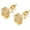 Gold, variant on Iced Out Cubic Zirconia Screw Back 18k Gold Plated Round Stud Earrings For Men and Women Hypoallergenic Earring Micropave Hip Hop Jewelry Tilga