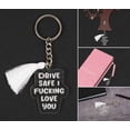 thumbnail image 4 of Inkdotpot Key Chain For Friends Engraved Acrylic Key Holder Housewarming Gift, 4 of 5