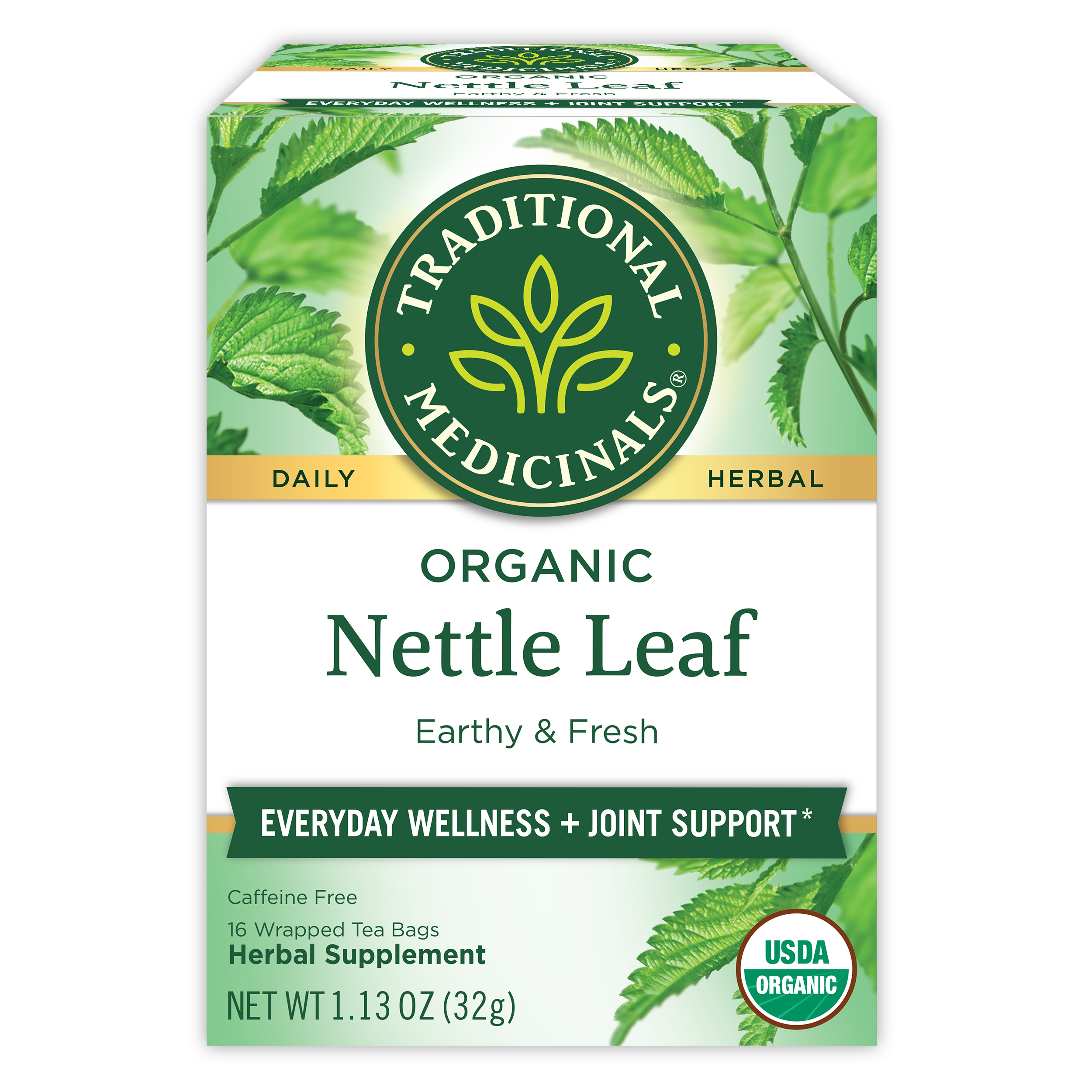 Traditional Medicinals, Organic Nettle Leaf Herbal Tea , 16 Tea Bags
