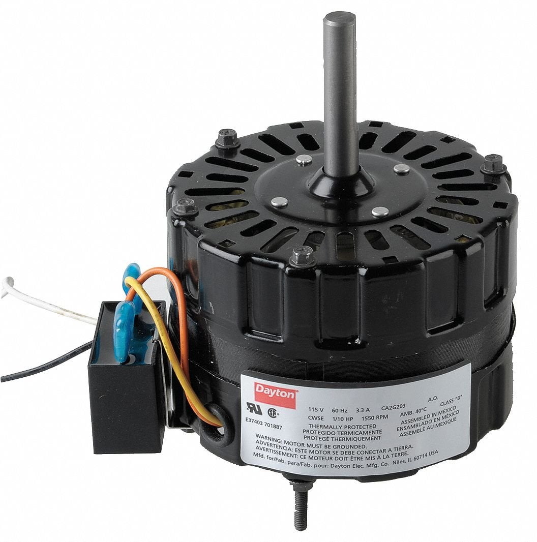 Three Speed AC 120V 60hz 3A MOTOR and CAPACITOR