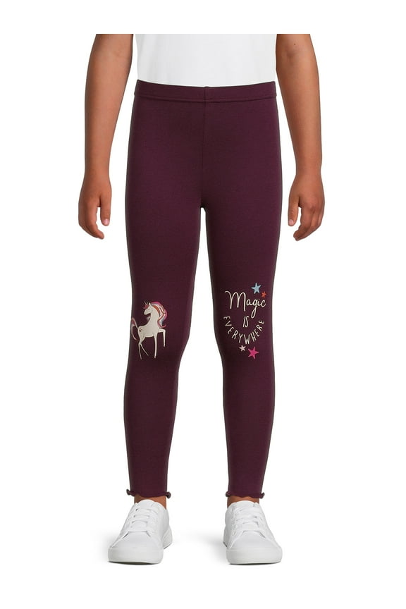 Girls Graphic Leggings, Sizes 4-10