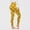 Yellow, variant on Brondbend Womens Yoga Pant Soft Leggings for Women Stretchy High Waist Belly Control Workout Trousers Printed Stylish Tights Slim Fit Weekend Athletic Jogger Black