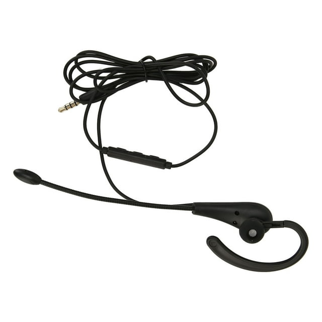 Monaural Headset, Easy To Use Wired Single Ear Headset for Call Center 3.5mm,Type C