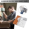 thumbnail image 4 of Aluminium Router Table Insert Plate Electric Wood Milling Flip Board Miter Guide R3E8, 4 of 9