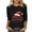 FY1-Red, variant on VKOYWKM Christmas Print Tees Women 3/4 Length Sleeve Womens Tops Christmas Graphic T Shirts Casual Crew Neck Funny Family Party Tunic Top