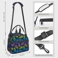 thumbnail image 2 of Disketp Retro Bright Pineapple Lonchera Térmica para Mujer y Hombre, Bolsa de Almuerzo Reutilizable e Impermeable para Trabajo, Viajes y Picnic, 2 of 7