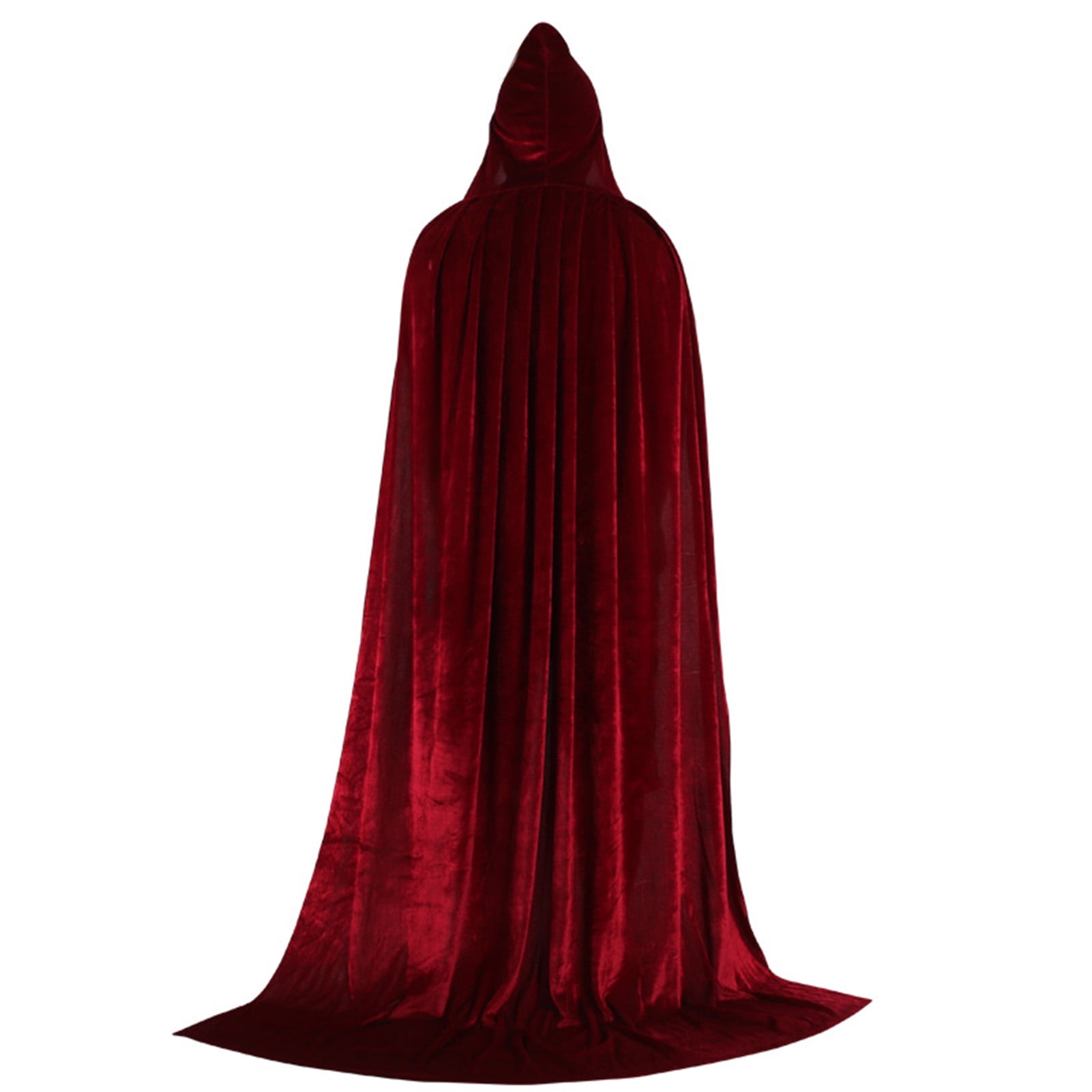 Realyc Halloween Cape Super Soft Solid Color with Hat Fine Texture