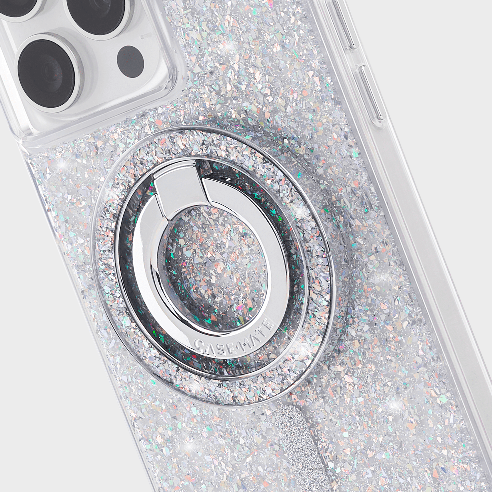 Case-Mate Magnetic Phone Ring Holder / Stand [MagSafe Compatible] for iPhone 15 14 13 12 Pro Max - Twinkle Disco