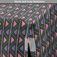 thumbnail image 4 of Tribal Dog Crate Cover, Chevron Zigzag with Dot and Vertical Lines Pattern Abstract Motifs, Easy to Use Pet Kennel Cover for Medium Large Dogs, 35" x 23" x 27", Pink Lilac Pale Green, by Ambesonne, 4 of 6