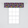 thumbnail image 2 of Ambesonne Funny Window Valance, Funny Cartoon Animals, 54" X 12", Multicolor, 2 of 3