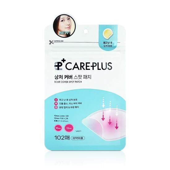 Parches hidrocoloides para acné Care Plus, 102 unidades