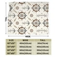 thumbnail image 3 of Kll Fleece Blanket Plush Throw Blanket Anchor With Rope,Soft Fuzzy Cozy Flannel Blanket For Couch Sofa Bed.(80"X60"), 3 of 9