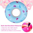 thumbnail image 3 of 6pcs Inflatable Pool Donuts Mini Donut Inflatables Toys Small Swimming Ring for Kids, 3 of 6