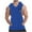 Blue, variant on asjyhkr Mens Workout Gym Hoodie Sleeveless Shirts Summer Athletic Running Tshirts Basketball Tennis