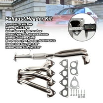 Steel Manifold Exhaust Racing Header Stainless Fit for Honda Prelude 2.2L 1993-1996