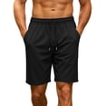 thumbnail image 2 of asjyhkr Athletic Shorts for Men Stretchy Workout Drawstring Running Lightweight Stretchy Relaxed Basketball Shorts(4X-Large,Black), 2 of 6