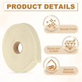thumbnail image 3 of Uxcell Double Fold Bias Tape for Sewing Quilt Binding Cotton Bias Tape Double Fold Beige 0.98 inch, 3 of 7