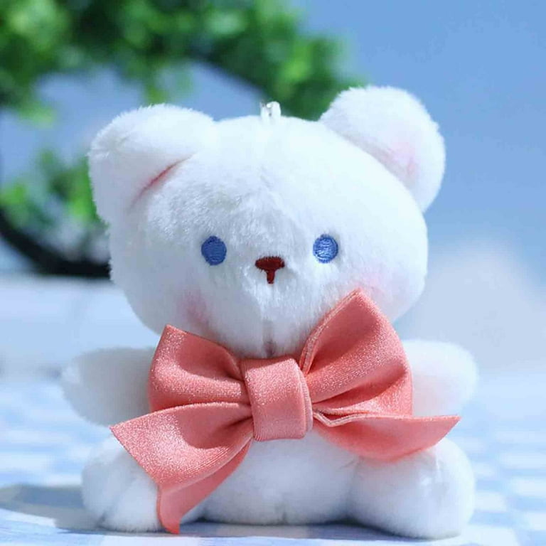 JikouIivo Mini Teddy Bear Plush Toy Stuffed Animal Toy Cute
